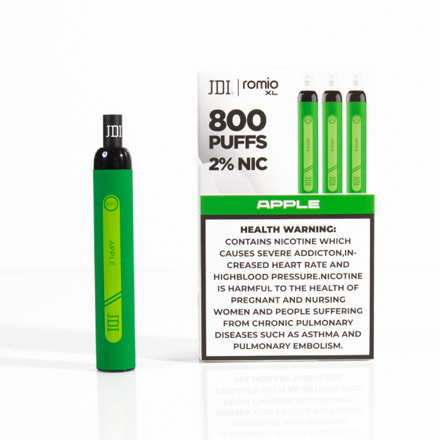 Picture of JDI ROMIO XL 800PUFF 2.0%NIC - APPLE