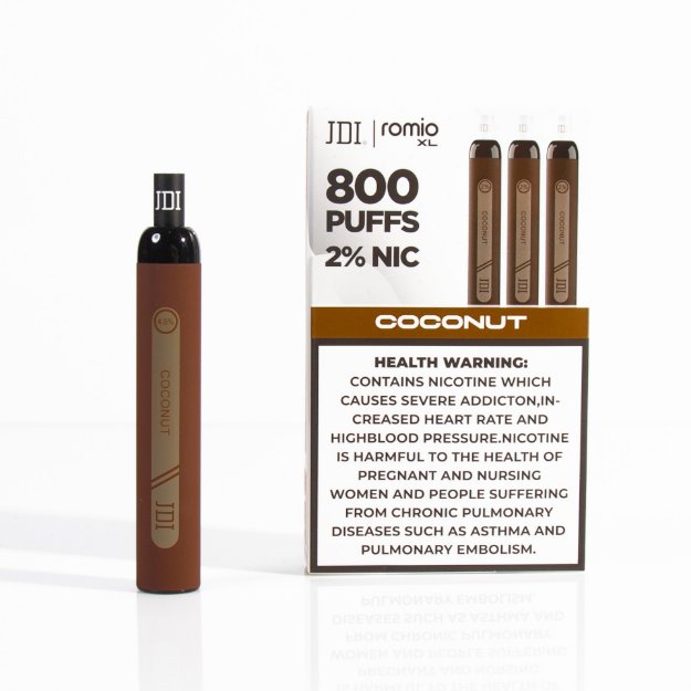 Picture of JDI ROMIO XL 800PUFF 2.0%NIC - COCONUT
