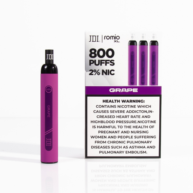 Picture of JDI ROMIO XL 800PUFF 2.0%NIC - GRAPE