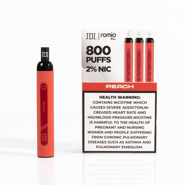 Picture of JDI ROMIO XL 800PUFF 2.0%NIC - PEACH