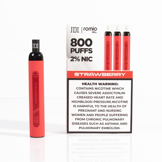Picture of JDI ROMIO XL 800PUFF 2.0%NIC - STRAWBERRY