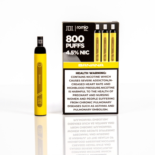 Picture of JDI ROMIO XL 800PUFF 4.5%NIC - BANANA