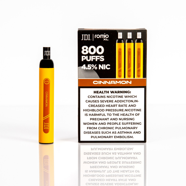Picture of JDI ROMIO XL 800PUFF 4.5%NIC - CINNAMON