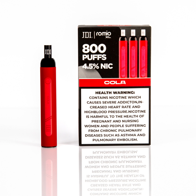 Picture of JDI ROMIO XL 800PUFF 4.5%NIC - COLA