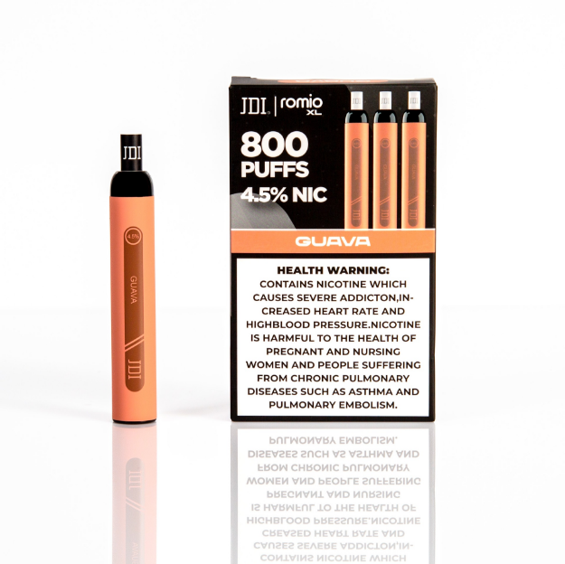 Picture of JDI ROMIO XL 800PUFF 4.5%NIC - GUAVA
