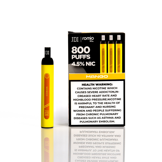 Picture of JDI ROMIO XL 800PUFF 4.5%NIC - MANGO