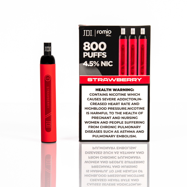 Picture of JDI ROMIO XL 800PUFF 4.5%NIC - STRAWBERRY