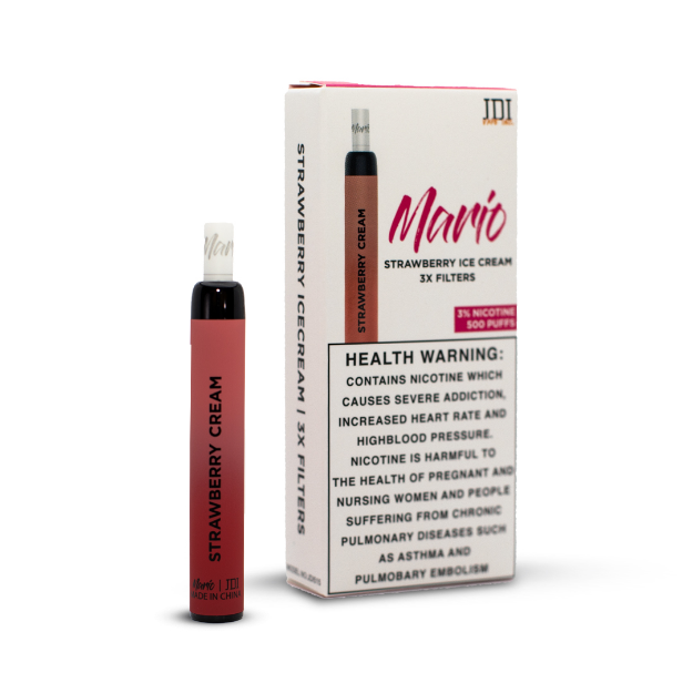 Picture of MARIO DISPOSABLE STRAWBERRY ICE CREAM